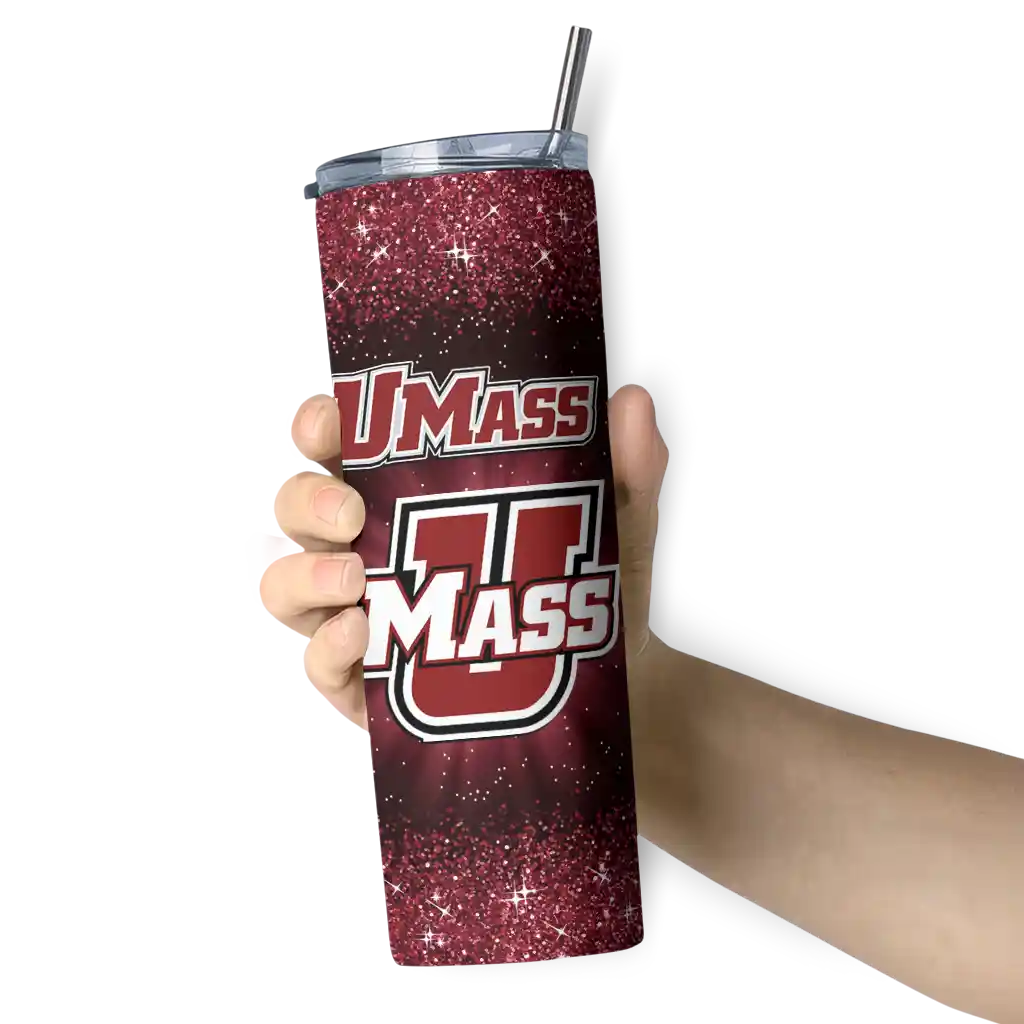 umass-minutemen-radiant-glitter-red-skinny-tumbler-premium-grade.webp