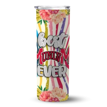 UNLV Rebels Flower Cluster Skinny Tumbler