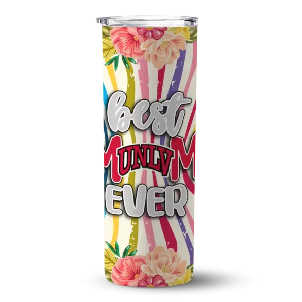 unlv rebels flower cluster skinny tumbler best selling