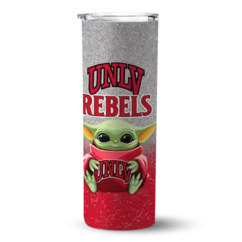 UNLV Rebels Yoda Smile Red Skinny Tumbler