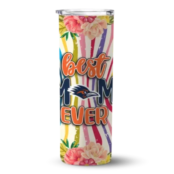 UTSA Roadrunners Flower Cluster Skinny Tumbler
