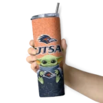 utsa-roadrunners-yoda-smile-orange-skinny-tumbler-best-selling-1.webp