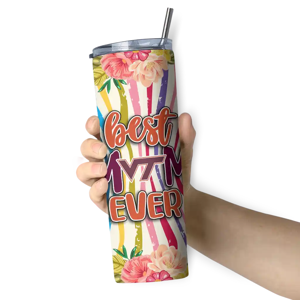 virginia-tech-hokies-flower-cluster-skinny-tumbler-premium-grade.webp