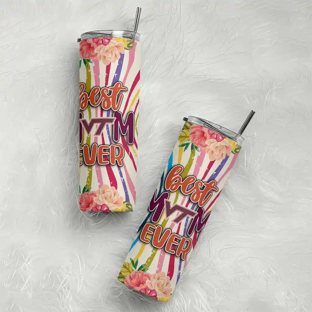 virginia-tech-hokies-flower-cluster-skinny-tumbler-top-rated.webp