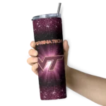 virginia-tech-hokies-radiant-glitter-maroon-skinny-tumbler-best-selling-1.webp