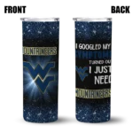 west-virginia-mountaineers-radiant-glitter-blue-skinny-tumbler-best-selling-1.webp