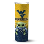 west-virginia-mountaineers-yoda-smile-blue-skinny-tumbler-best-selling-1.webp