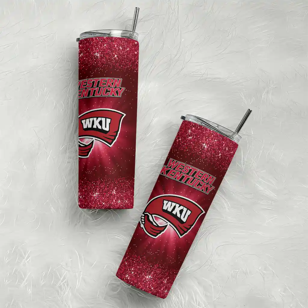 western-kentucky-hilltoppers-radiant-glitter-red-skinny-tumbler-top-rated.webp