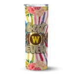 western-michigan-broncos-flower-cluster-skinny-tumbler-best-selling-1.webp