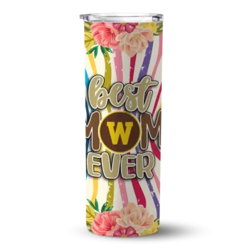 Western Michigan Broncos Flower Cluster Skinny Tumbler