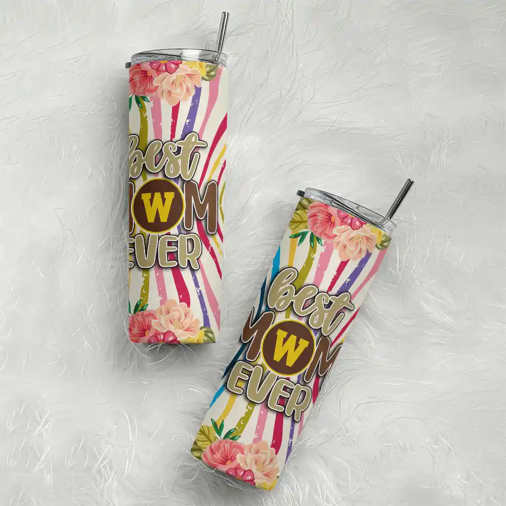 western-michigan-broncos-flower-cluster-skinny-tumbler-top-rated.webp
