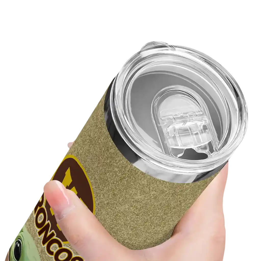 western-michigan-broncos-yoda-smile-brown-skinny-tumbler-high-quality.webp