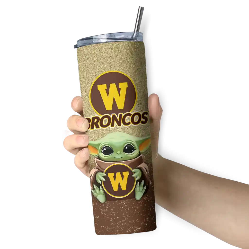 western-michigan-broncos-yoda-smile-brown-skinny-tumbler-premium-grade.webp