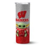 wisconsin-badgers-yoda-smile-red-skinny-tumbler-best-selling-1.webp