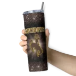 wyoming-cowboys-radiant-glitter-brown-skinny-tumbler-best-selling-1.webp