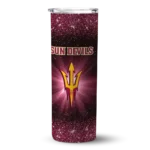 arizona state sun devils radiant glitter maroon skinny tumbler best selling 1 1 11.webp