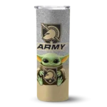 army black knights yoda smile gold skinny tumbler best selling 2.webp