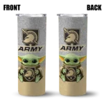 army black knights yoda smile gold skinny tumbler best selling 2.webp