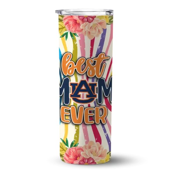auburn tigers flower cluster skinny tumbler best selling 1.webp