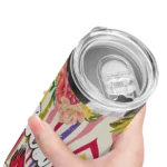 ball state cardinals flower cluster skinny tumbler best selling 1 6.webp