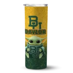 baylor bears yoda smile green skinny tumbler best selling 2 1.webp