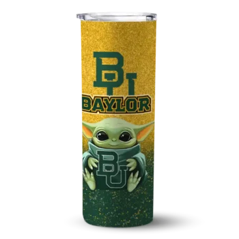 baylor bears yoda smile green skinny tumbler best selling 2 1.webp