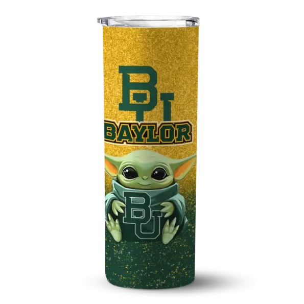 baylor bears yoda smile green skinny tumbler best selling 2 1.webp