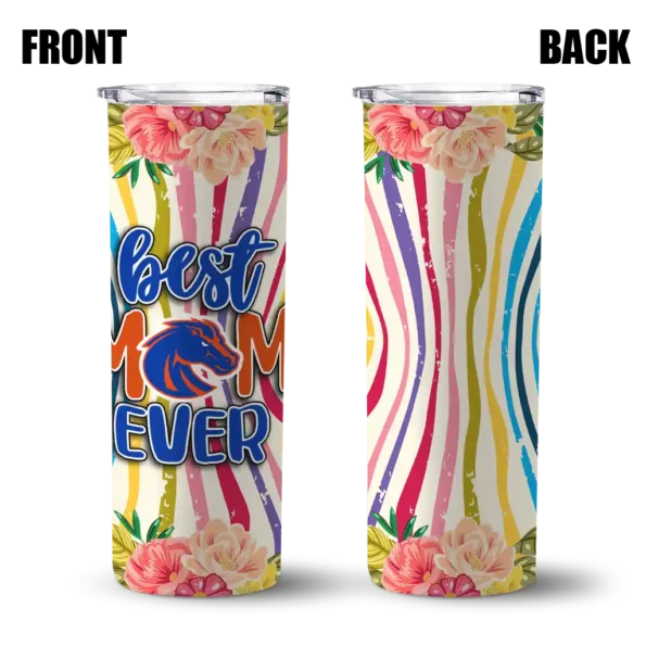 boise state broncos flower cluster skinny tumbler fashion forward 1.webp