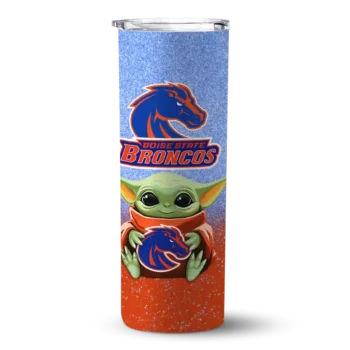 boise state broncos yoda smile orange skinny tumbler best selling 3 1 3.webp