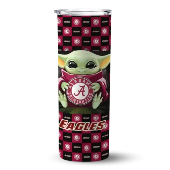 custom boston college eagles yoda cozy maroon black skinny tumbler best selling 1 1 2.webp
