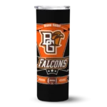 custom bowling green falcons helmet belt orange black skinny tumbler best selling 1 1.webp