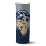 custom georgia southern eagles sparkle lips blue skinny tumbler best selling 1 11.webp