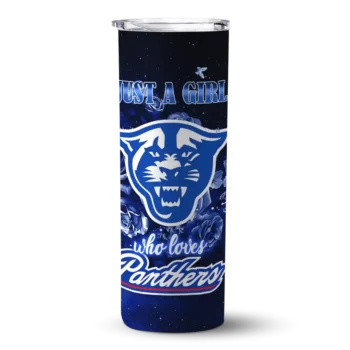 custom georgia state panthers rose romance blue black skinny tumbler best selling 1.webp
