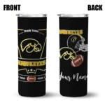 custom iowa hawkeyes helmet belt black skinny tumbler best selling 1.webp