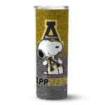 customized appalachian state mountaineers snoopy attitude black skinny tumbler best selling 2 1.webp