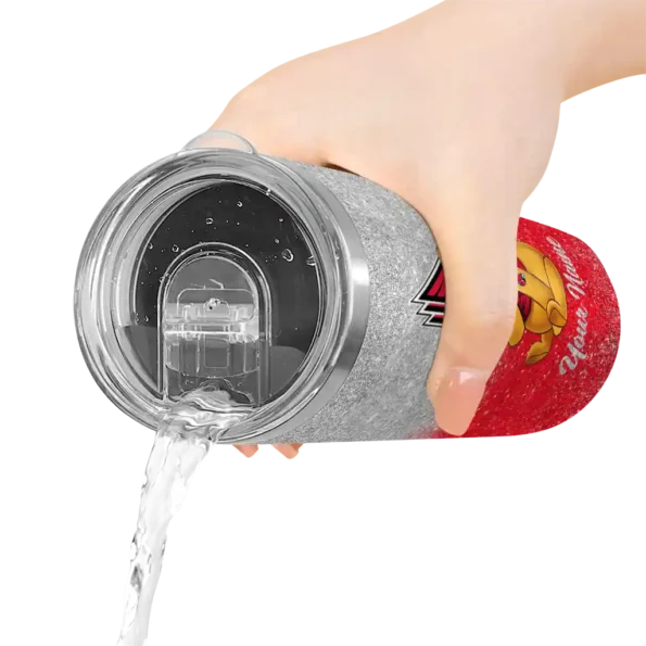 customized ball state cardinals winnie the pooh red gray skinny tumbler latest model 1 1.webp