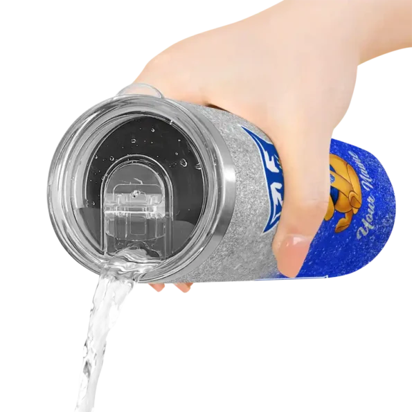 customized georgia state panthers winnie the pooh blue gray skinny tumbler latest model 1.webp