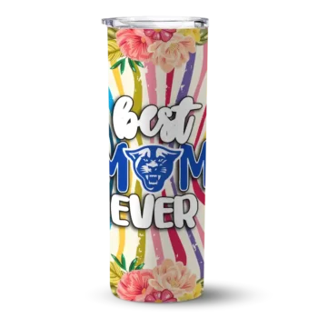 georgia state panthers flower cluster skinny tumbler best selling 1.webp