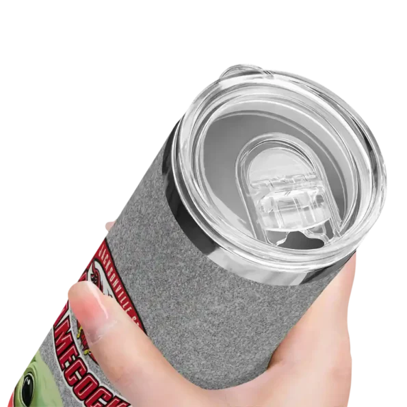 jacksonville state gamecocks yoda smile red skinny tumbler high quality 1.webp