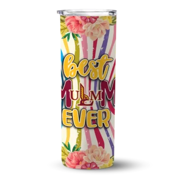louisiana monroe warhawks flower cluster skinny tumbler best selling 1 2.webp