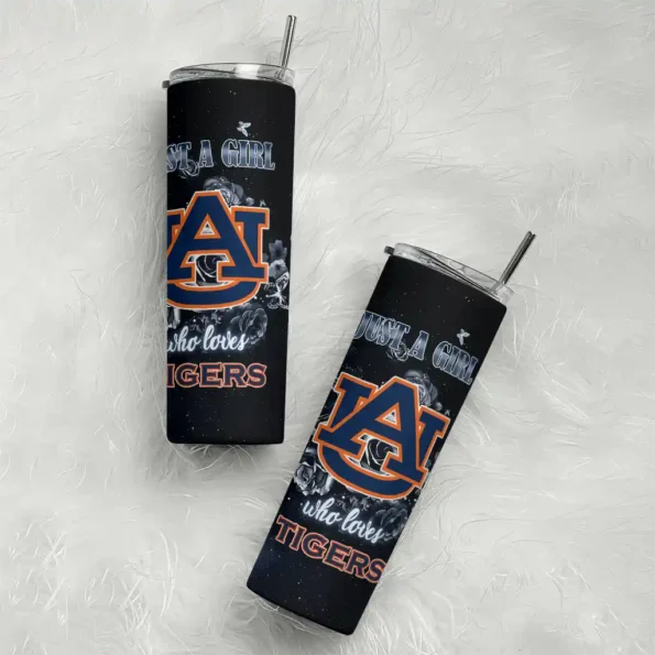 personalized auburn tigers rose romance navy blue black skinny tumbler top rated 1 7.webp