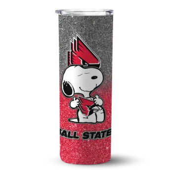 personalized ball state cardinals snoopy attitude red skinny tumbler best selling 1.webp