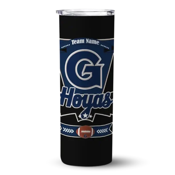 personalized georgetown hoyas helmet belt blue black skinny tumbler best selling 1 2.webp