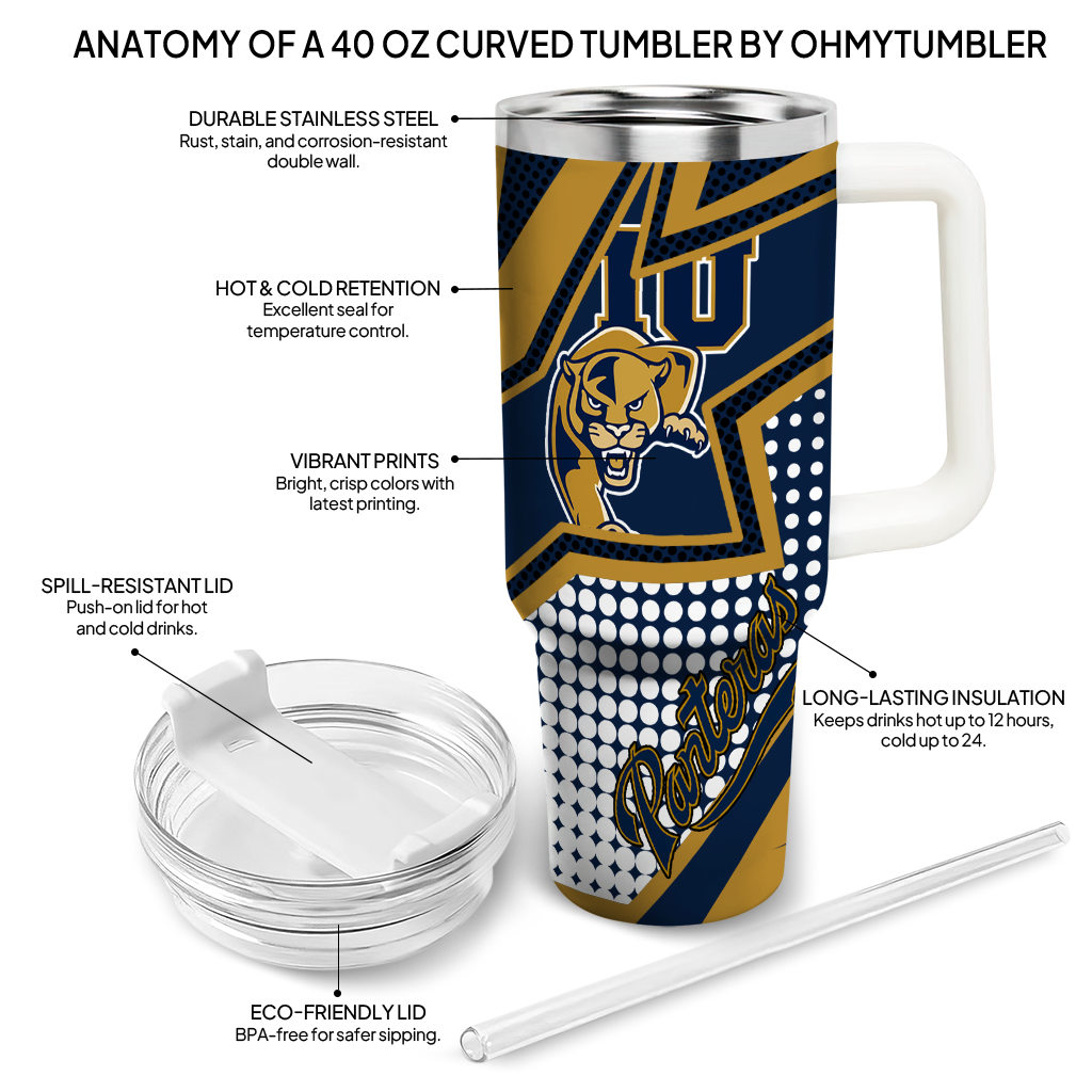 custom fiu panthers arrow burst blue curved tumbler new arrival.webp custom fiu panthers arrow burst blue curved tumbler new arrival.webp