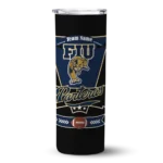 custom fiu panthers helmet belt blue black skinny tumbler best selling.webp