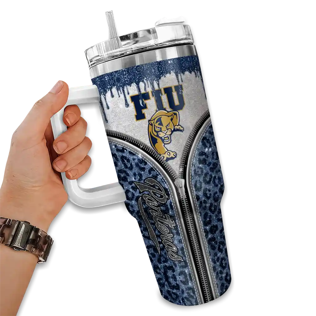 custom fiu panthers leopard zipper blue curved tumbler fashion forward.webp custom fiu panthers leopard zipper blue curved tumbler fashion forward.webp