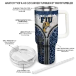 custom fiu panthers leopard zipper blue curved tumbler best selling.webp