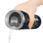 custom fiu panthers metallic grid blue skinny tumbler best selling 1.webp