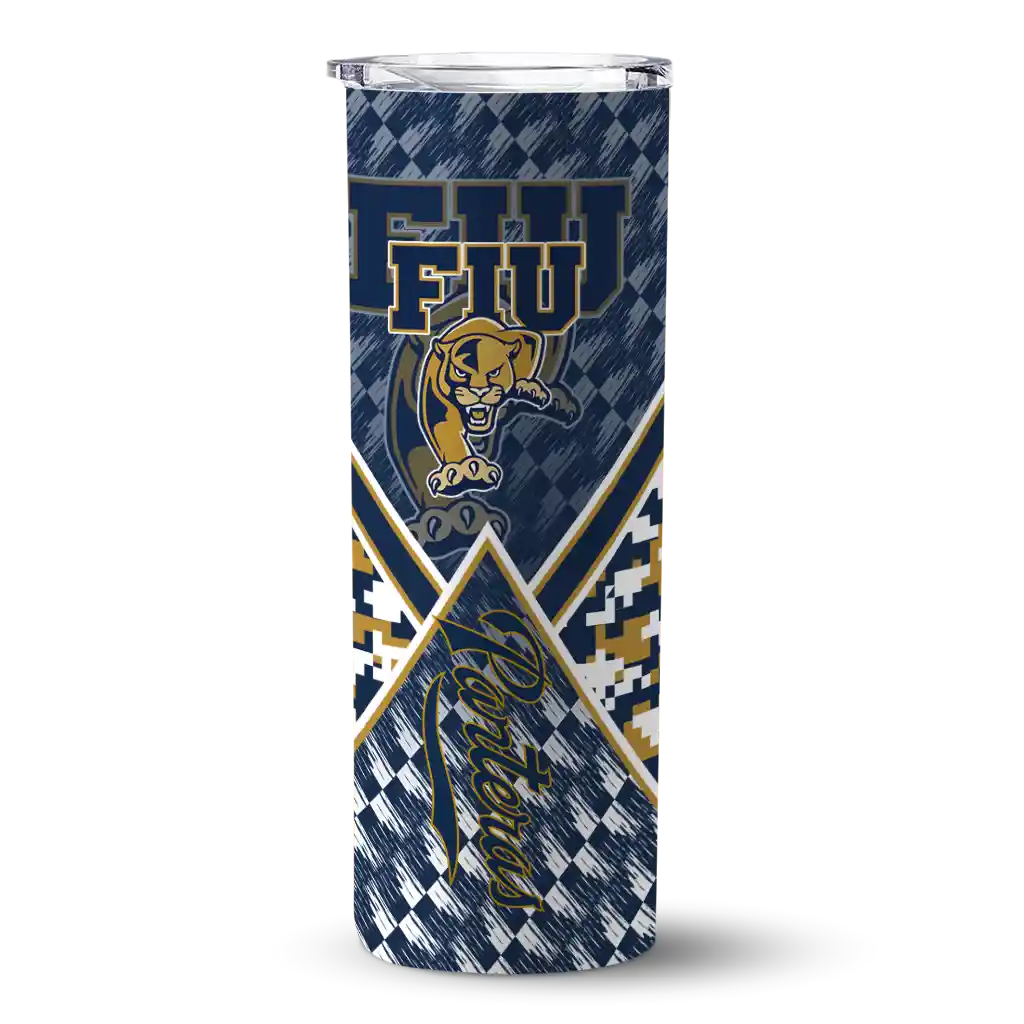 custom fiu panthers monogram burst blue white skinny tumbler best selling.webp custom fiu panthers monogram burst blue white skinny tumbler best selling.webp