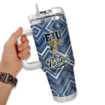 customized fiu panthers bold diamonds blue curved tumbler best selling.webp